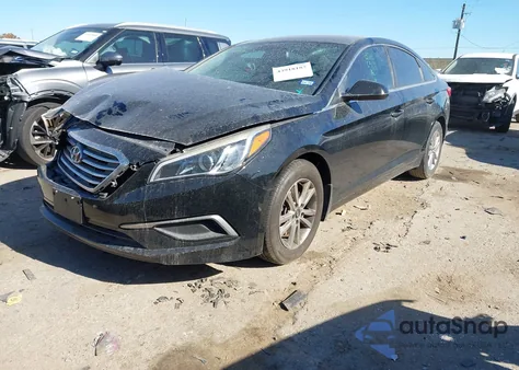 2016 Hyundai Sonata Se z USA, uszkodzony, nr VIN 5NPE24AF4GH400084
